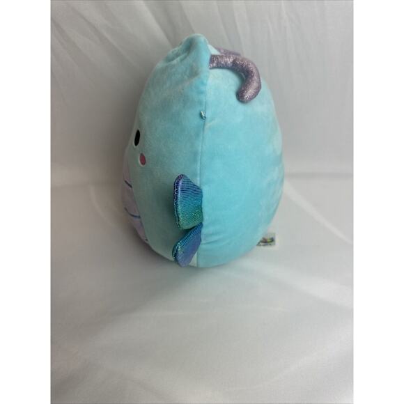 Squishmallows 8" Heather the Blue Dragonfly Kellytoy Plush Blue Iridescent Wings - Picture 4 of 7